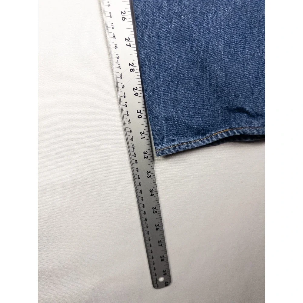 Levis 501XX Jeans Mens Blue 36X32 Denim 5 Pocket Tapered High Rise